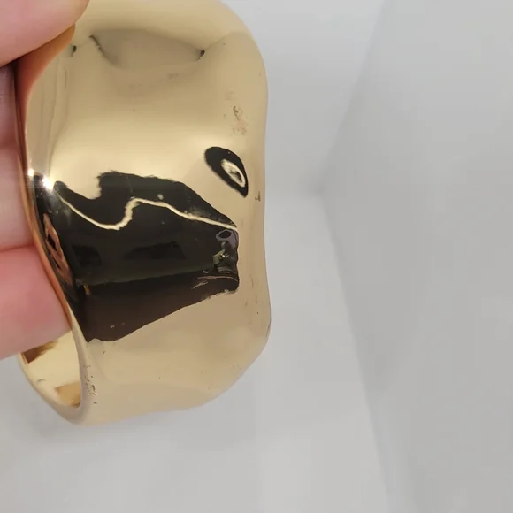 Gold Statement Cuff Bracelet - Picture 5 of 13